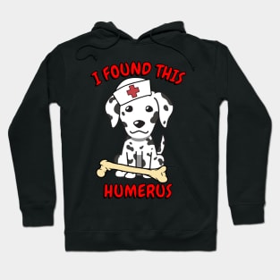 Funny dalmatian tells a lame joke Hoodie